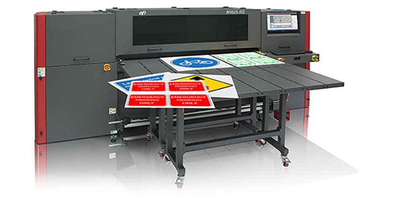 EFI H1625-RS Flatbed/Roll-fed UV Printer