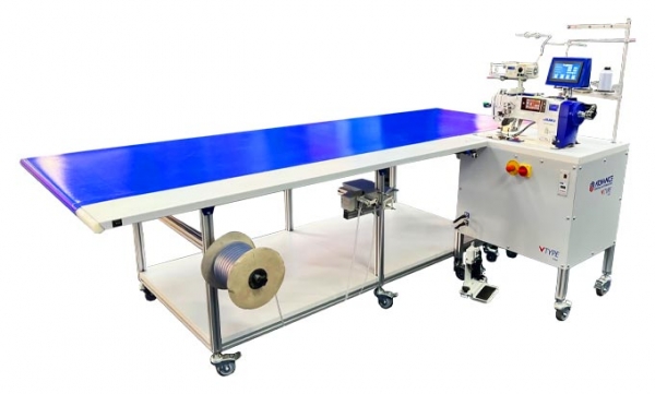 Advance Sewing Automation V-TYPE/310C Digital, 2-Needle Lockstitch, Next-Gen Conveyor