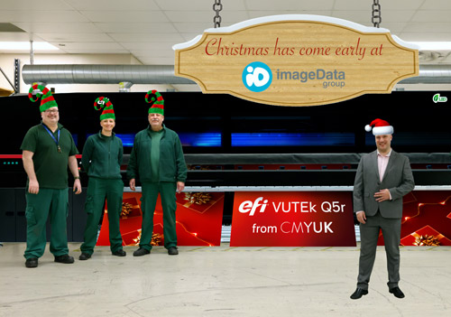 imageData Group has ordered an EFI VUTEk Q5r UV LED dedicated roll-to-roll printer