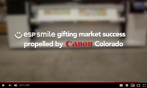 How the Canon Colorado has powered ESP Colour to gifting market success